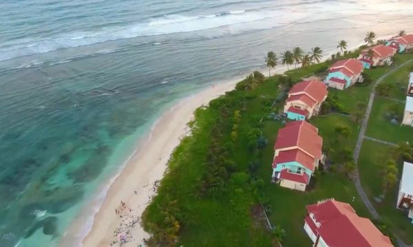 La Résidence Crystal Beach vue du ciel — Villa Crystal Beach, Saint-François, Guadeloupe